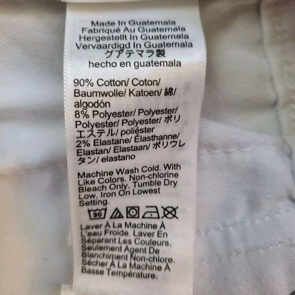 J CREW Women's Vintage Straight White Denim Jeans Ankle Length Size 30 - Picture 9 of 11